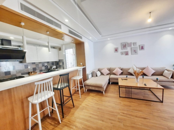 A louer un appartement S+1 richement meublé situé à Ain Zaghouan Nord